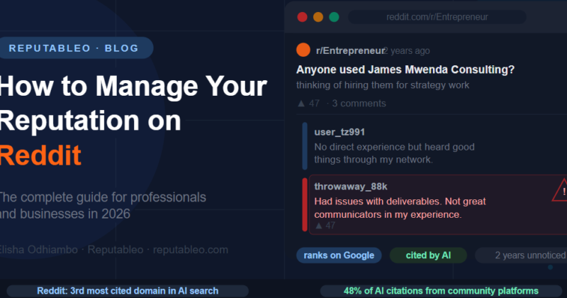 How to Manage Your Reputation on Reddit: The Complete Guide for Professionals and Businesses in 2026